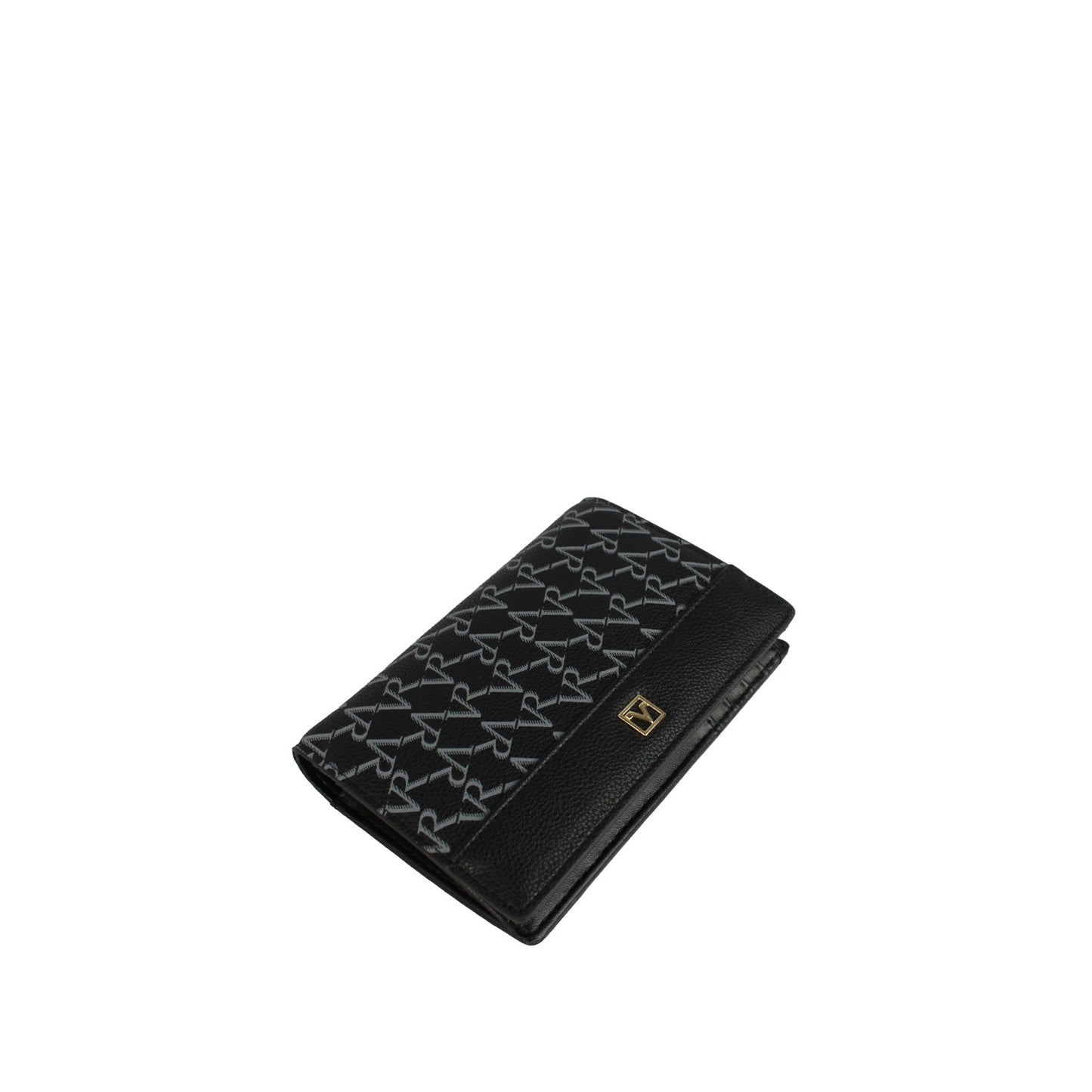 Ladies Monogram Bi-fold 3/4 Card Wallet