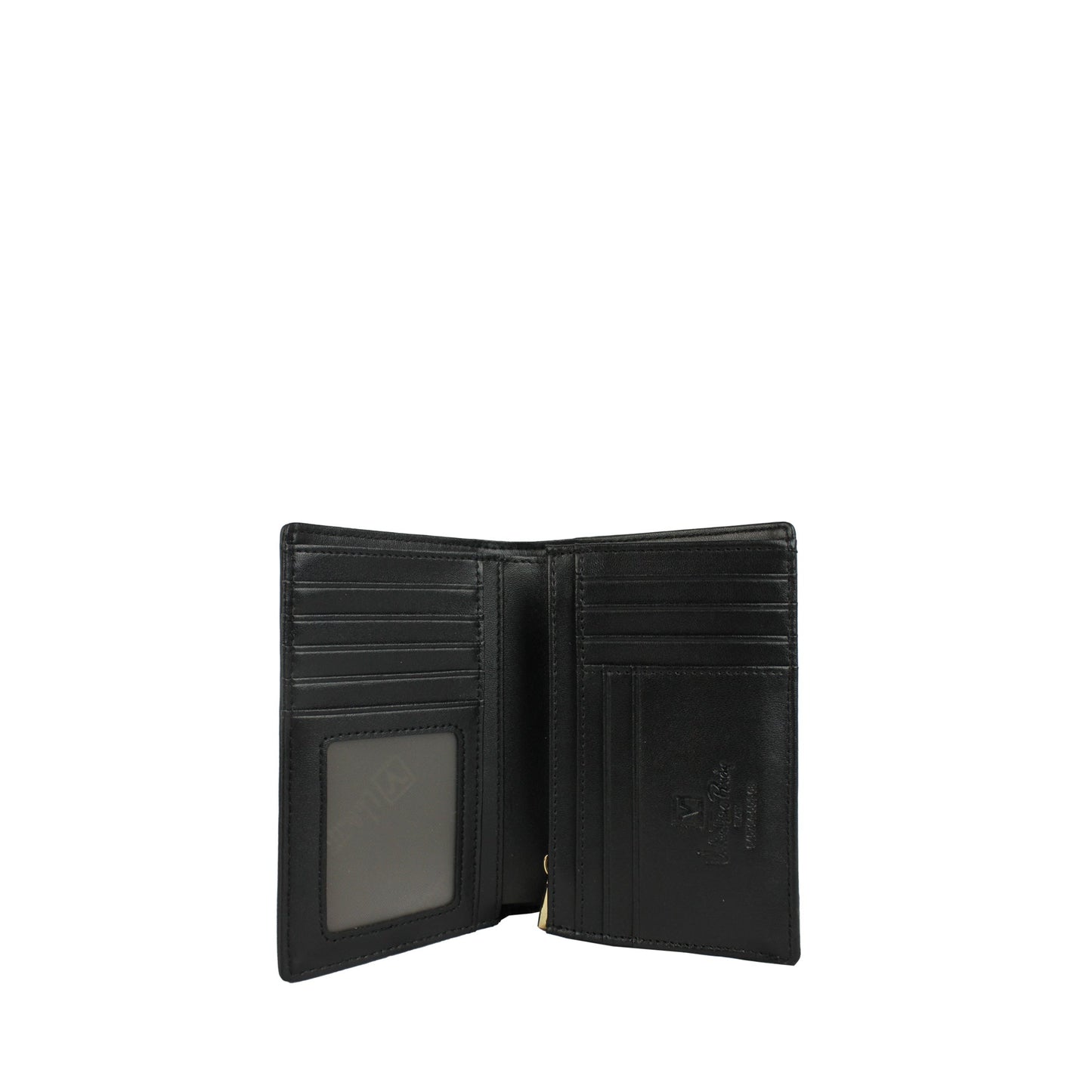 Ladies Monogram Bi-fold 3/4 Card Wallet