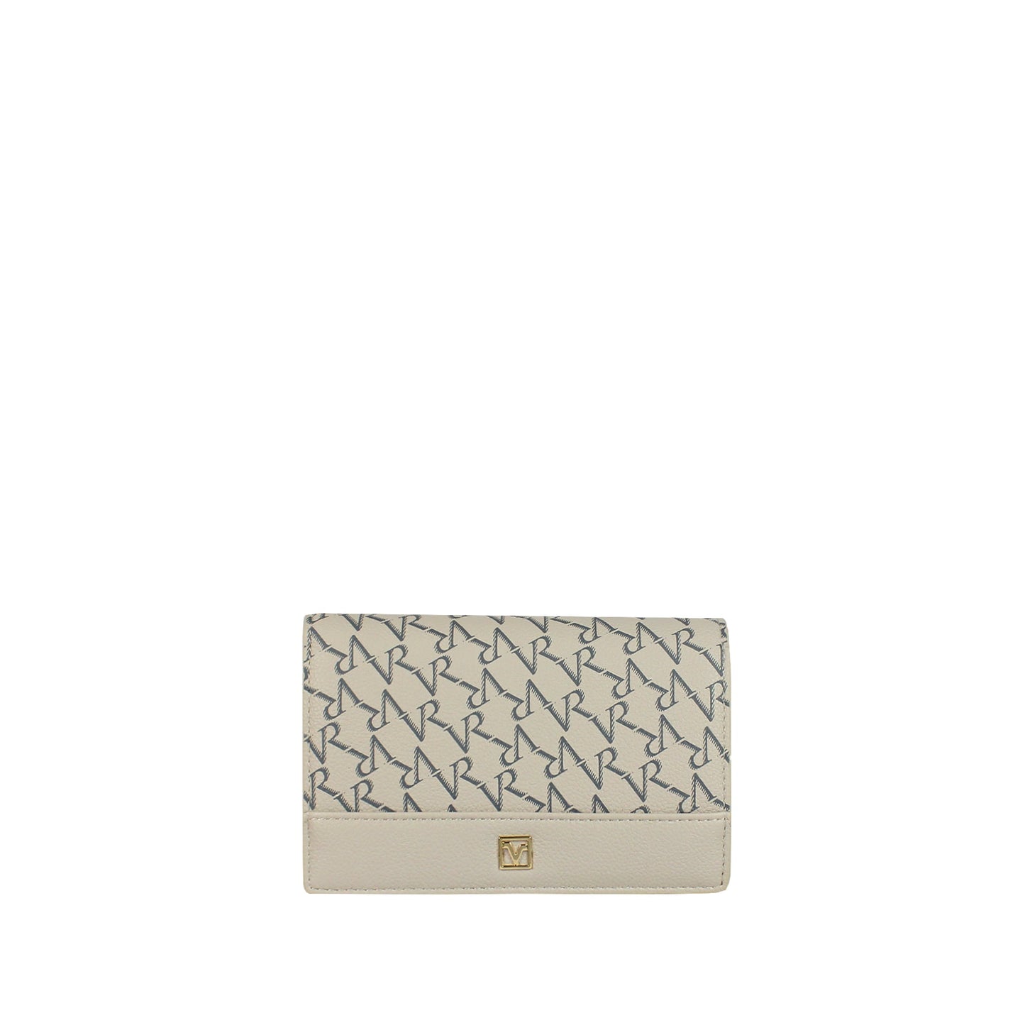 Ladies Monogram Bi-fold 3/4 Card Wallet