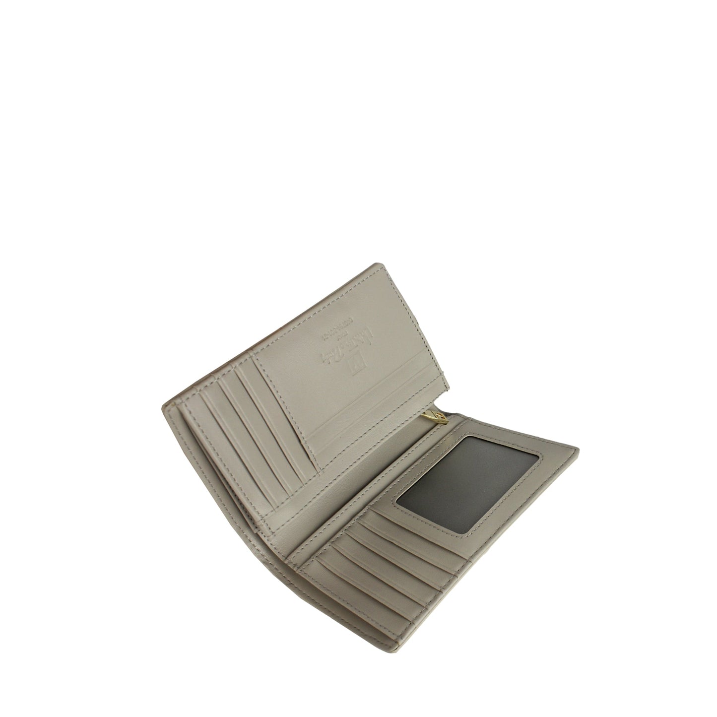 Ladies Monogram Bi-fold 3/4 Card Wallet