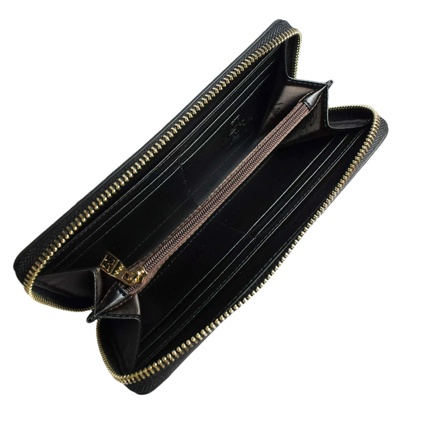 Monogram Ladies Bi-fold Zip Around Wallet