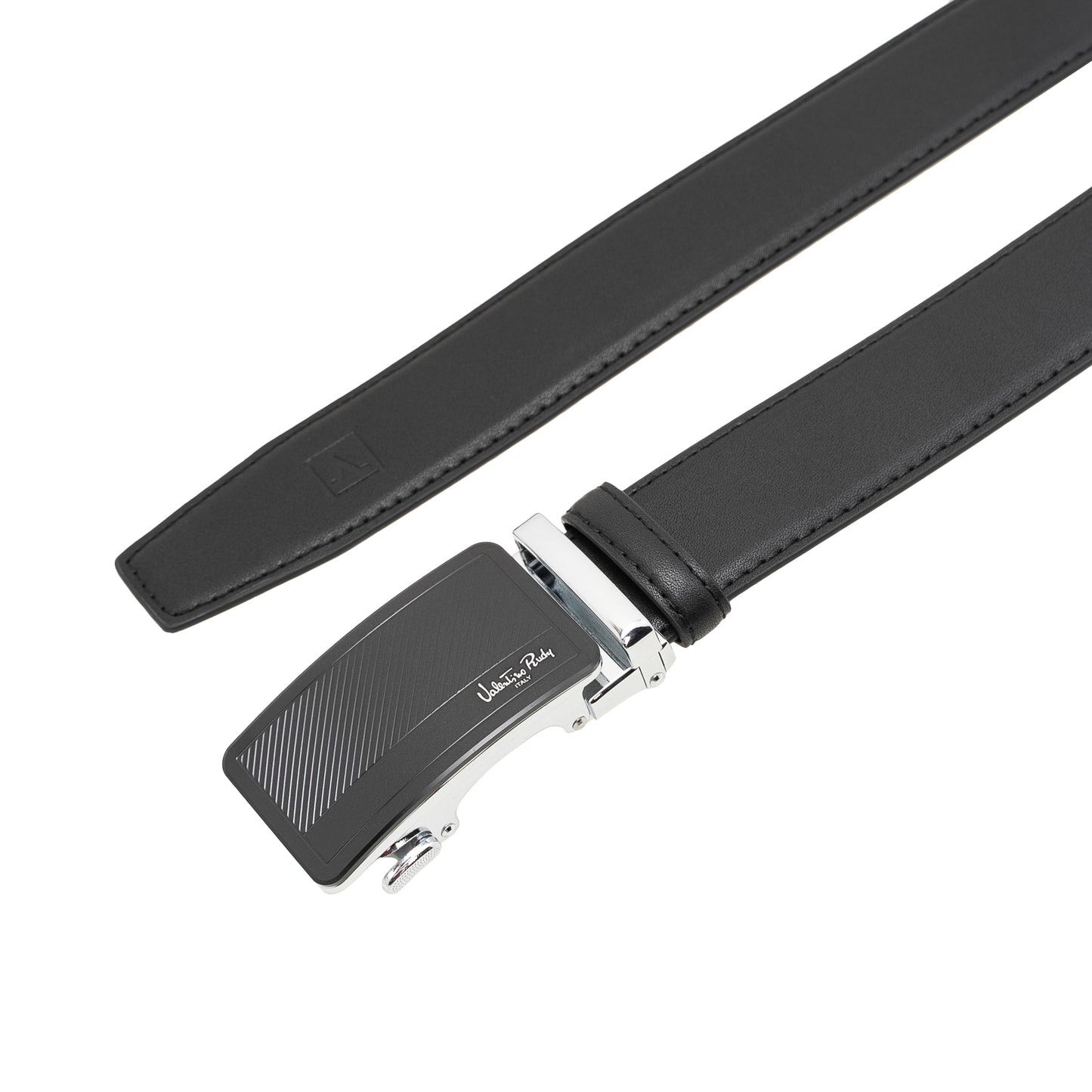 Men's Auto Buckle Split Leather Belt