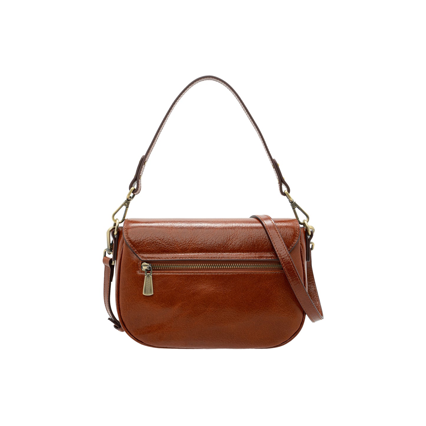 Oil-Tanned Ladies Sling Bag With Flap