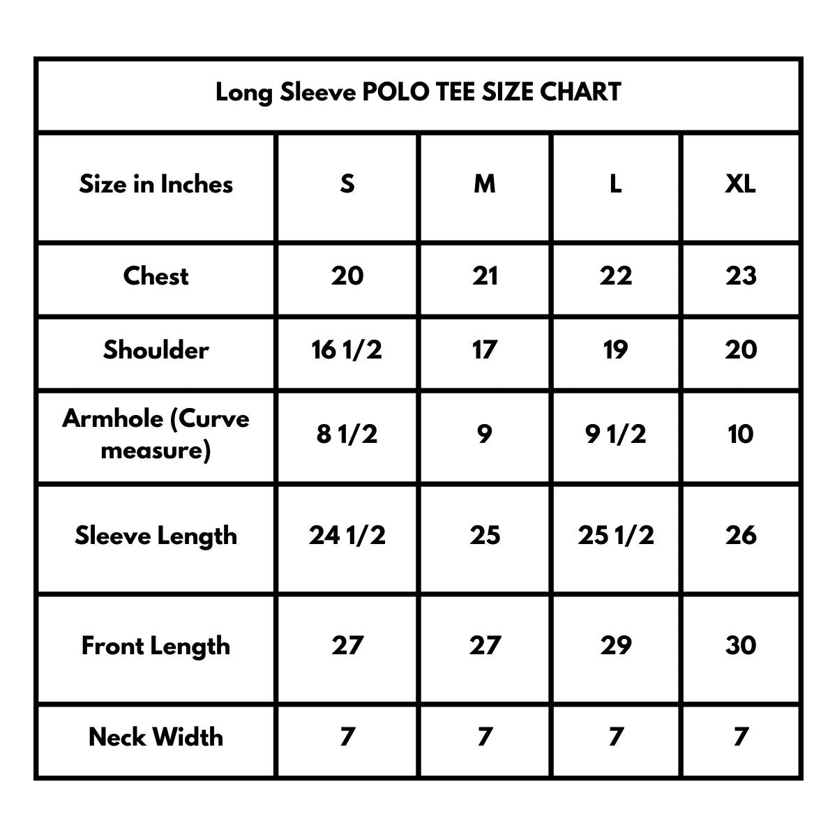 Men's Long Sleeve Polo Tee - Racing Collection