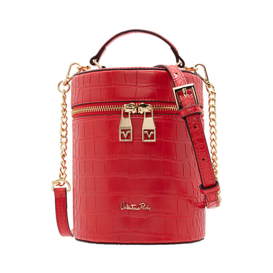 Croc-effect Vanity Bucket Bag