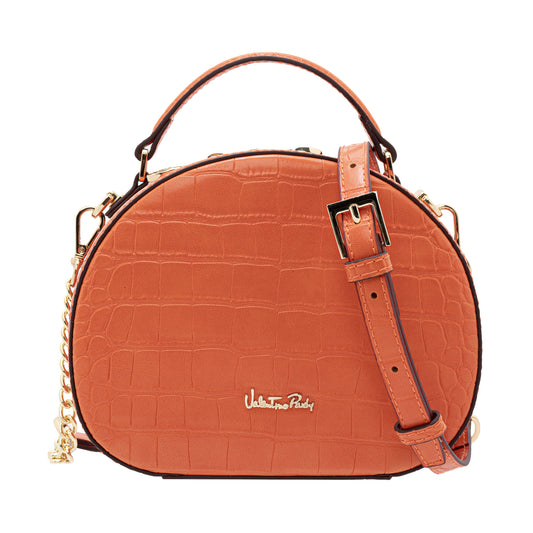 Croc-effect Vanity Bucket Bag