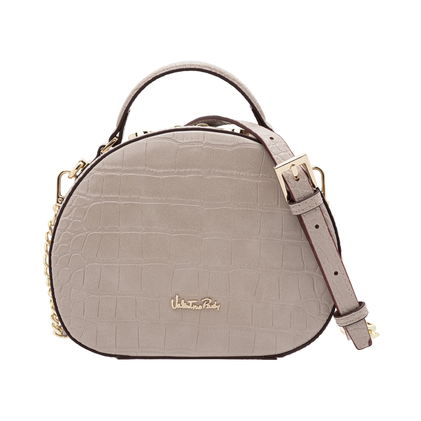 Ladies Croc-Effect Vanity bag