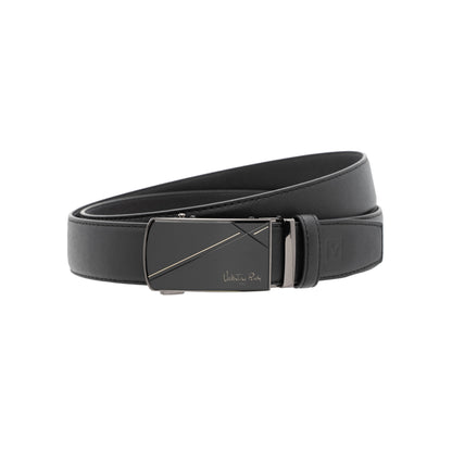 Valentino Rudy Italy Men's  Auto Buckle Split Leather Belt