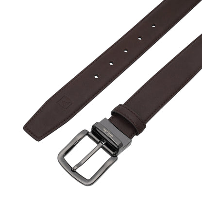 BELT | REVERSIBLE PIN BUCKLE SPLIT LEATHER