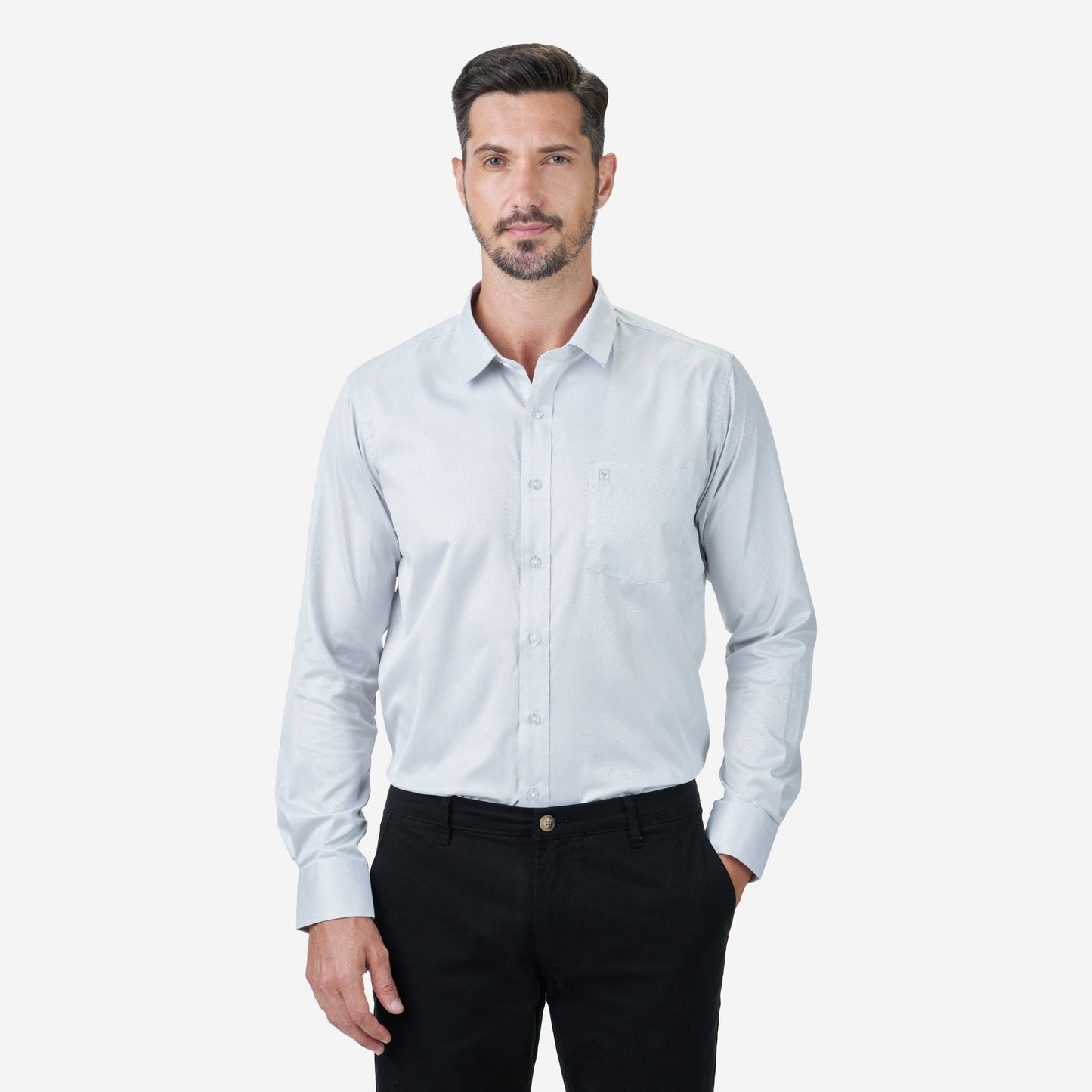 Pale Business Long Sleeve Shirt