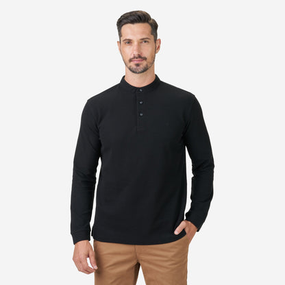 Refined Knit Polo Shirt