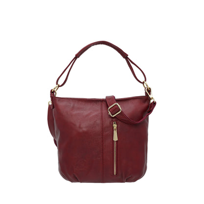 GENUINE LEATHER SHOULDER BAG | LADIES