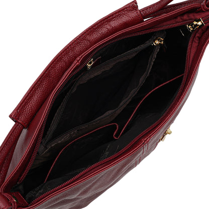 GENUINE LEATHER SHOULDER BAG | LADIES