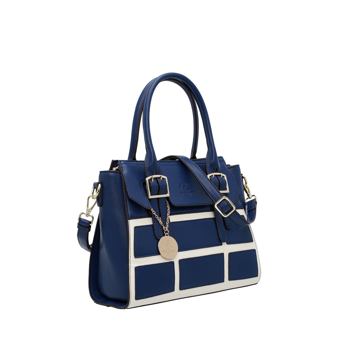 Navy Top Handle Bag