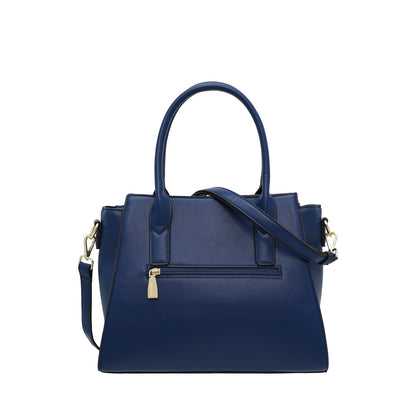 Navy Top Handle Bag