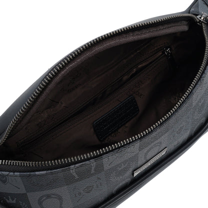 Full Black Monogram Waist Bag