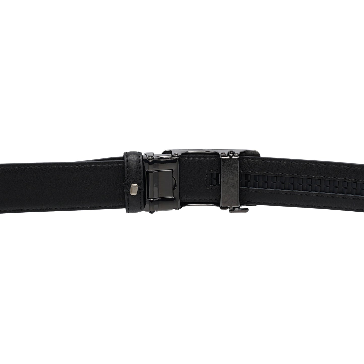 Edge Lock Split Leather Auto Buckle Belt