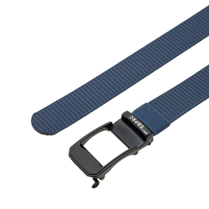 Blue Nylon Square Pin Buckle Belt