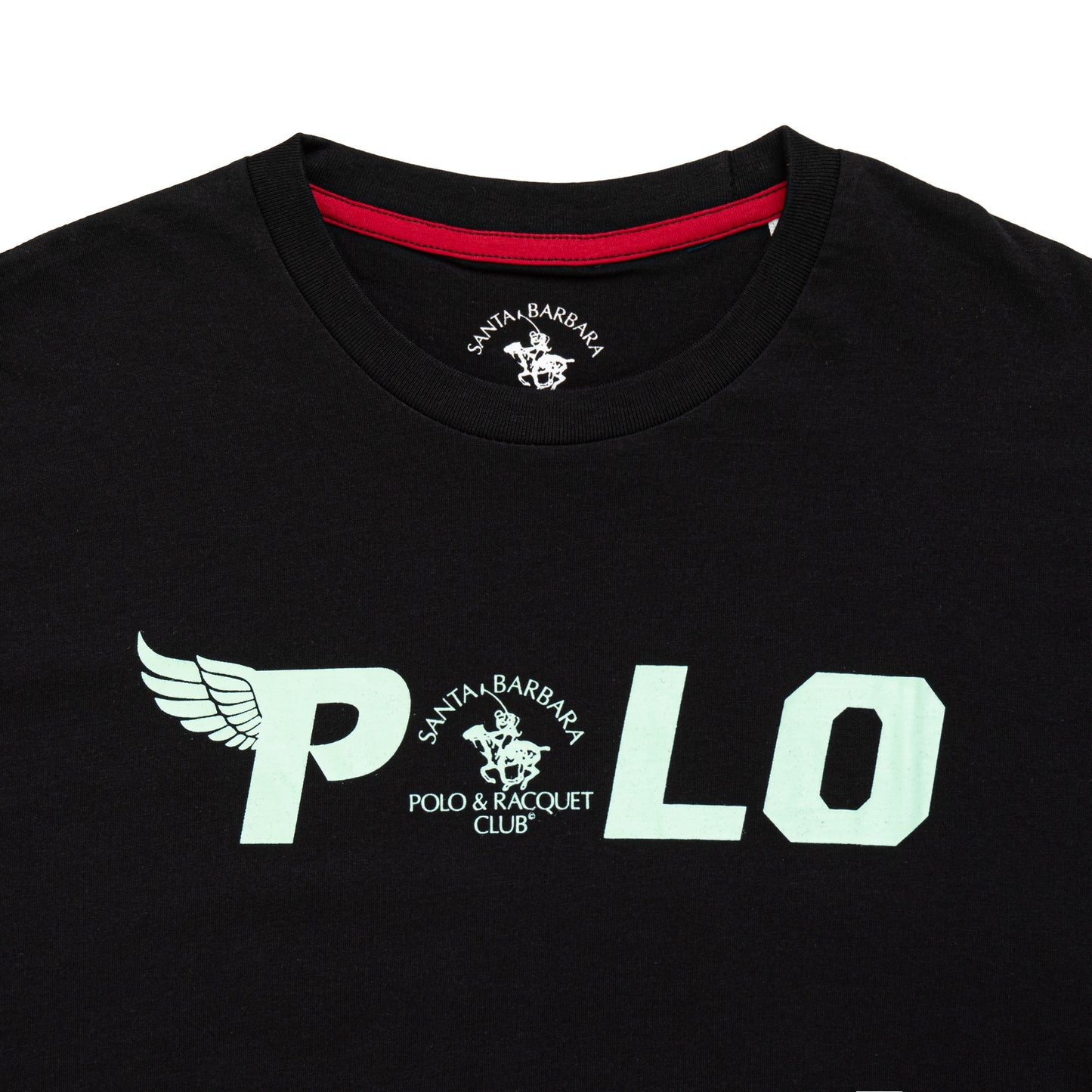 Santa Barbara Polo & Racquet Club Men's Graphic T-shirt - Racing Collection Glow In the Dark
