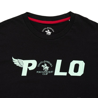 Santa Barbara Polo & Racquet Club Men's Graphic T-shirt - Racing Collection Glow In the Dark