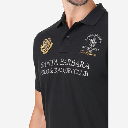 Santa Barbara Polo & Racquet Club Men's Polo Tee - Racing Collection