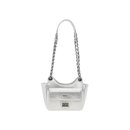 Celestial Silver Shoulder Bag