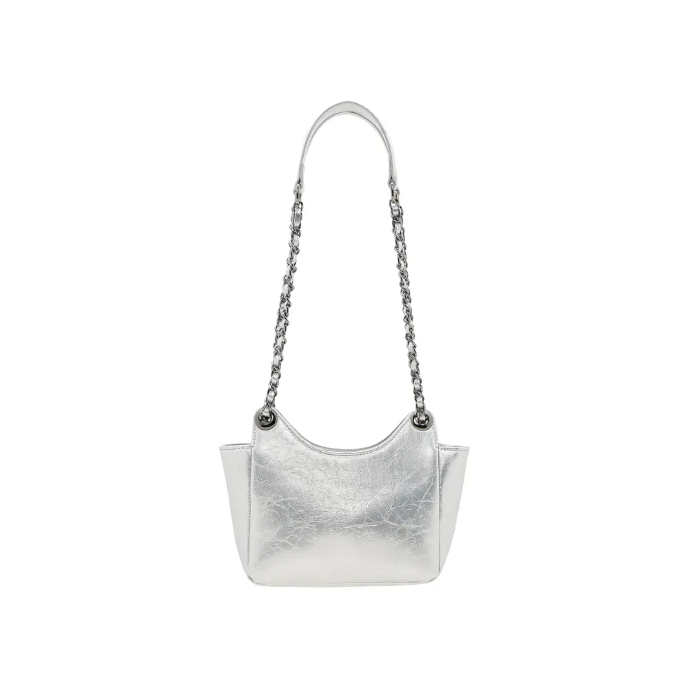 Celestial Silver Shoulder Bag