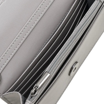 TPU Short Bi-Fold Sling Wallet