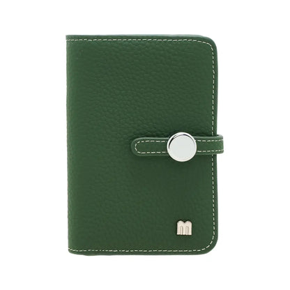 Leather Bi-Fold Short Wallet