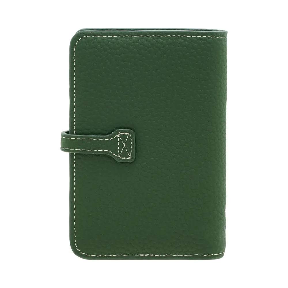 Leather Bi-Fold Short Wallet