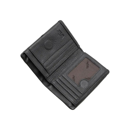 Signature Debossed Bi-Fold Wallet