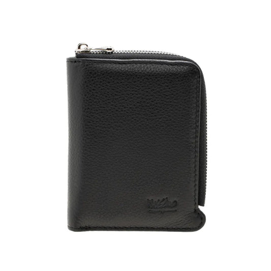 Leather 2 Fold Short Wallet