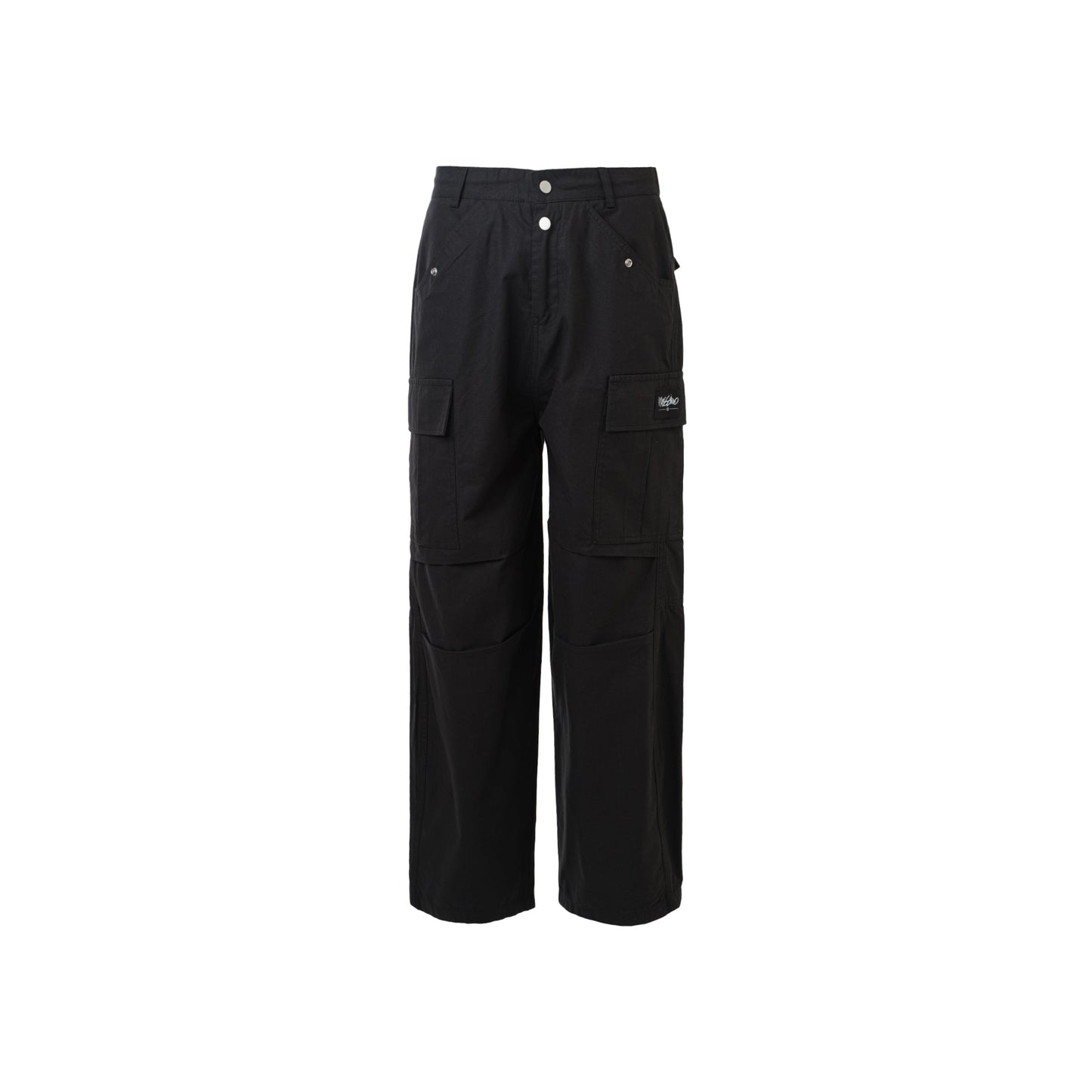 Two-Button Cargo Long Pants