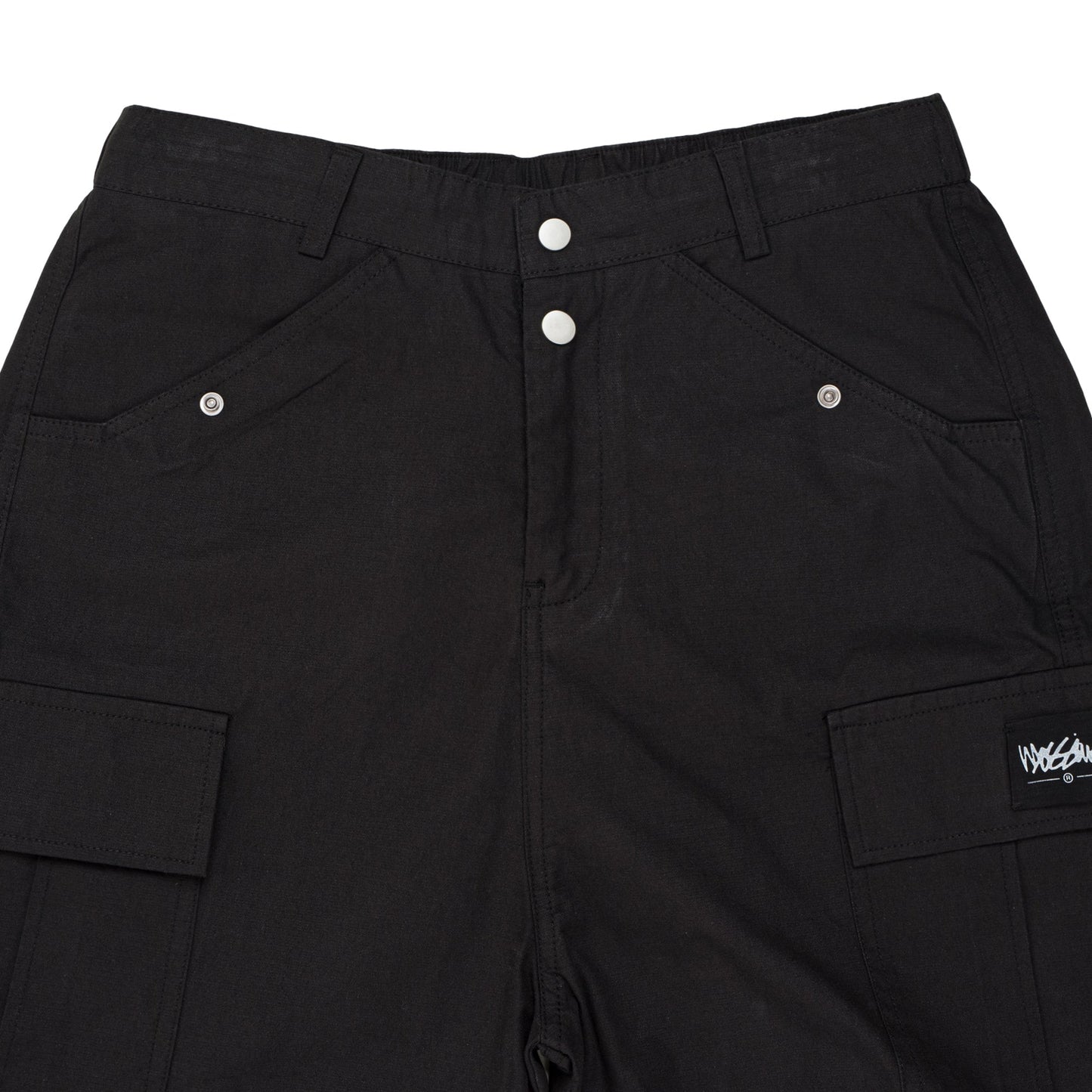 Two-Button Cargo Long Pants