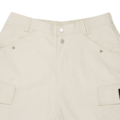 Two-Button Cargo Long Pants