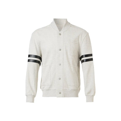 Stripe Baseball Jacket