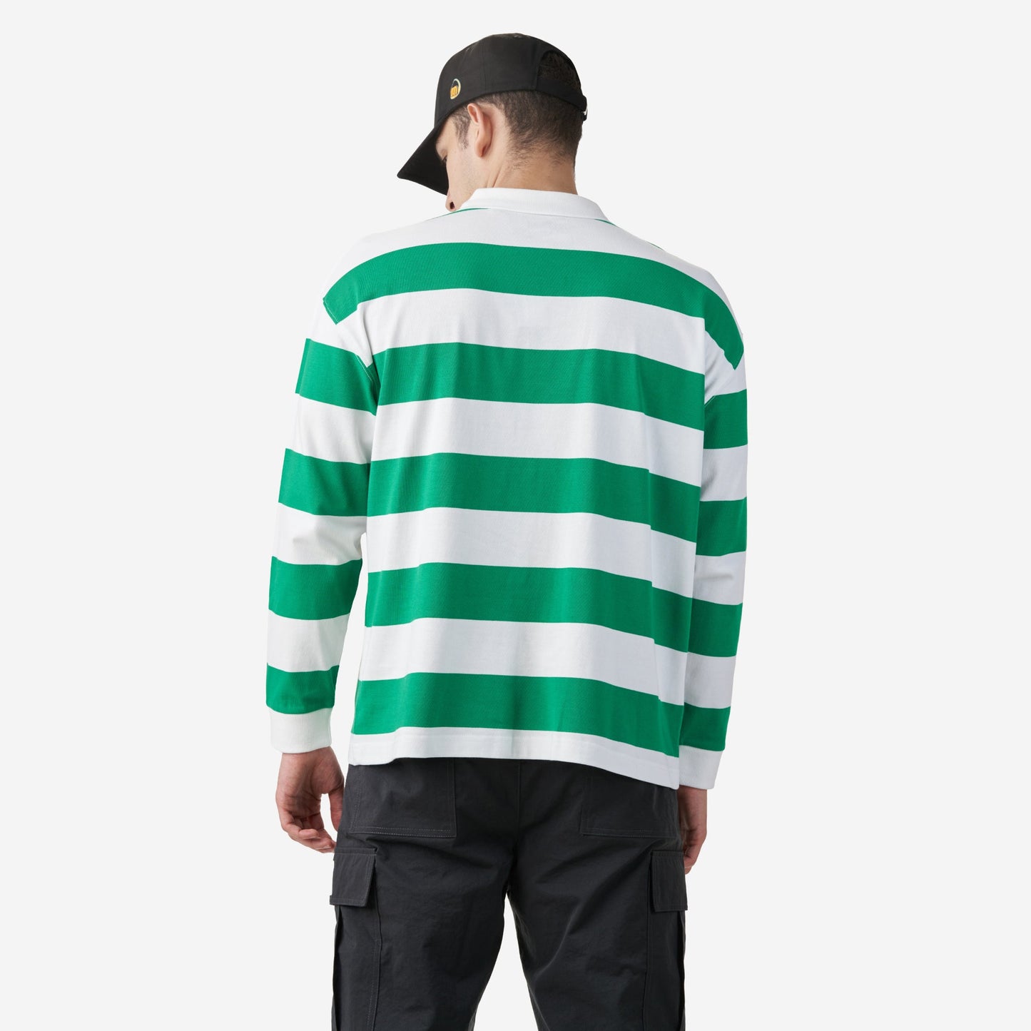 Oversize Long Sleeve Polo Tee