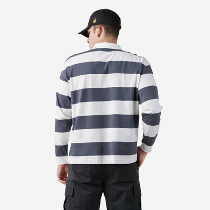 Oversize Long Sleeve Polo Tee