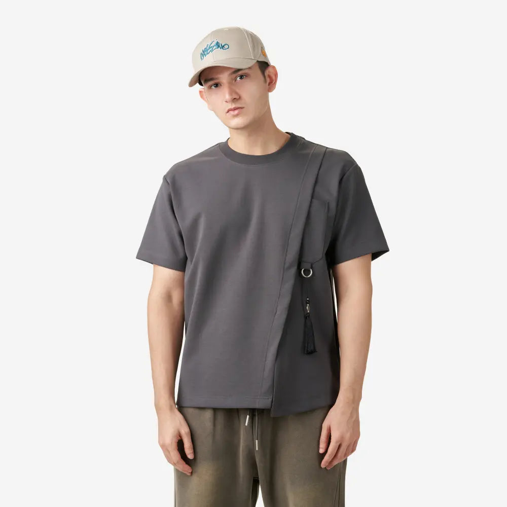 Oversize Basic Cotton Blend T-shirt