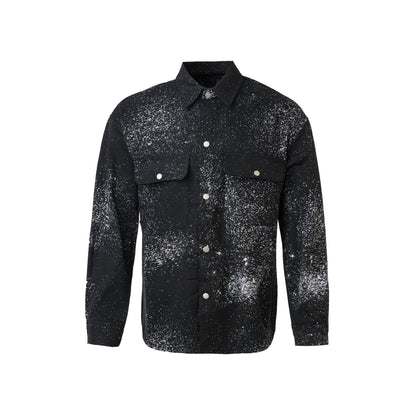MOSSIMO Galaxy Print Effect Long Sleeve Shirt