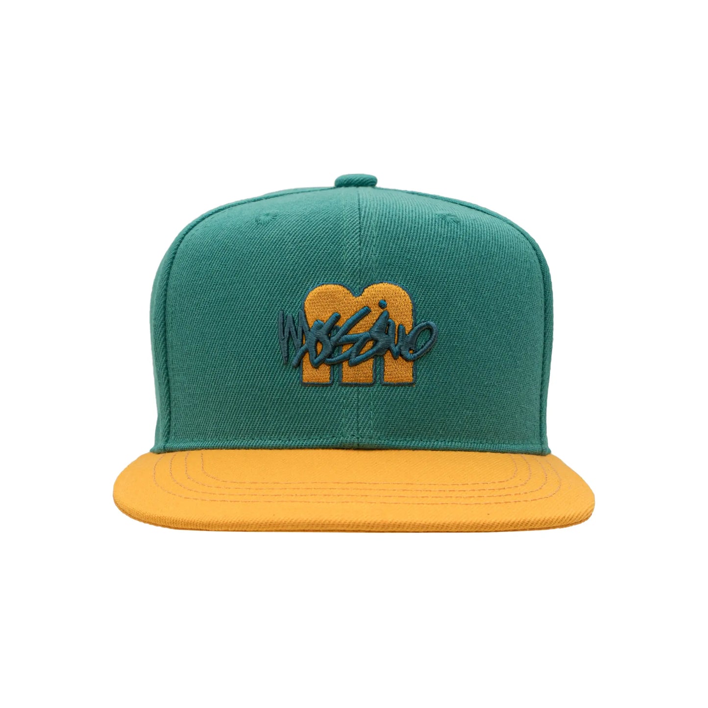 Signature "M" Logo Flat Bill Cap