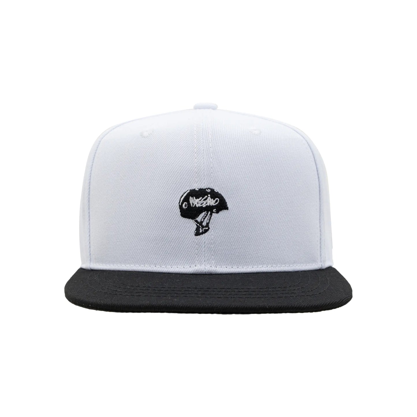 Graphic Embroidered Flat Bill Cap